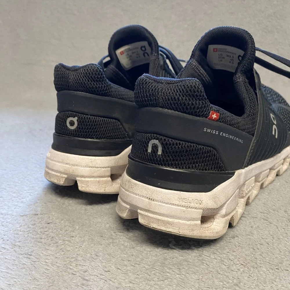 On Running‎ Cloudswift Womens 8.5 Black Gray Shoes Comfort Athletic - Picture 7 of 14